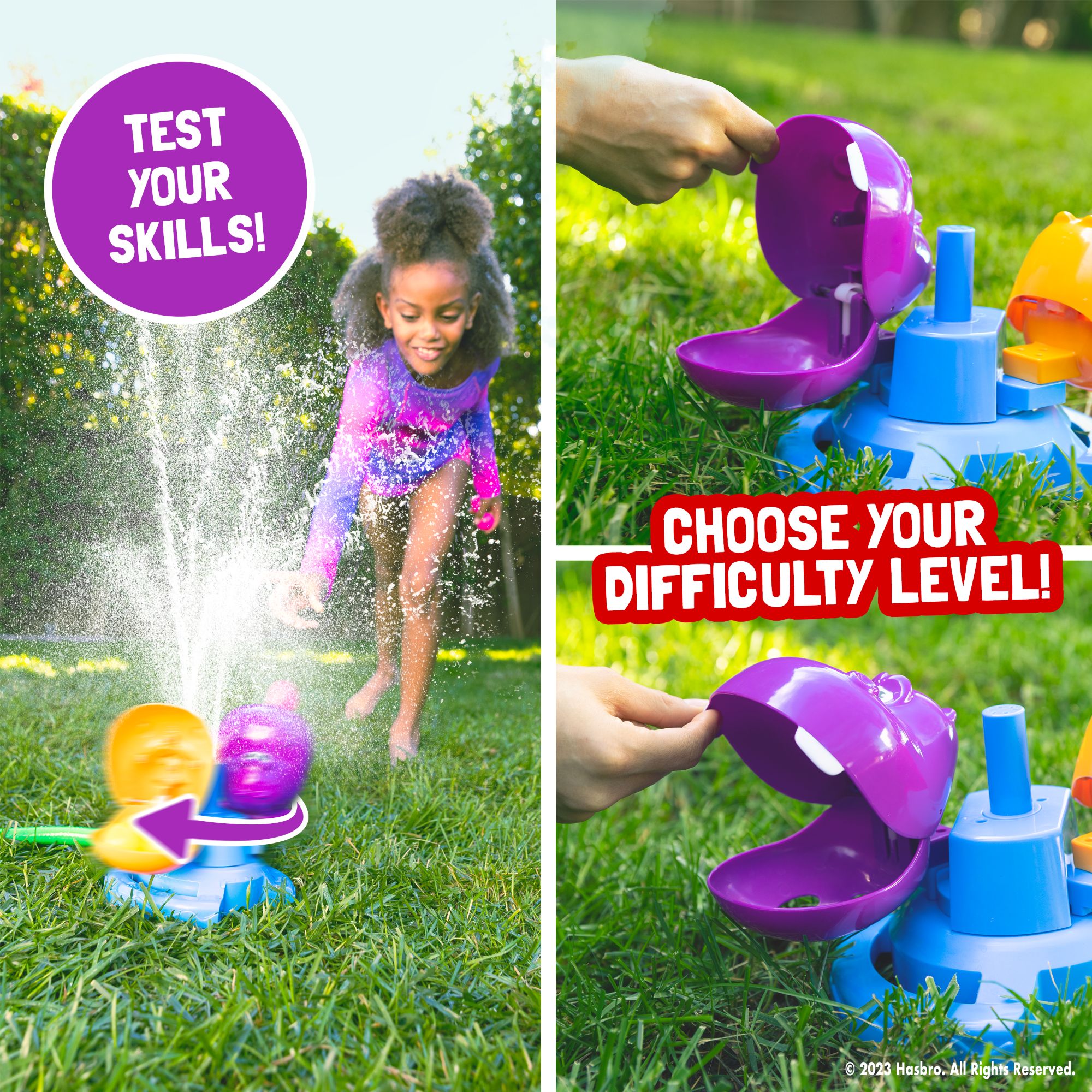 WowWee's Exciting Water - Spraying Hungry Hungry Hippos Game