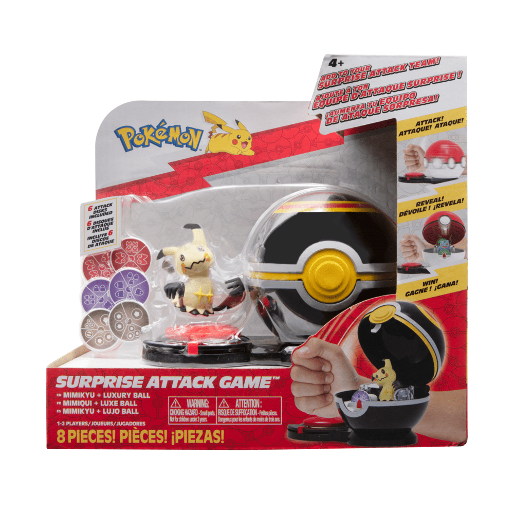Hot! Pokémon Surprise Attack Game with Mimikyu