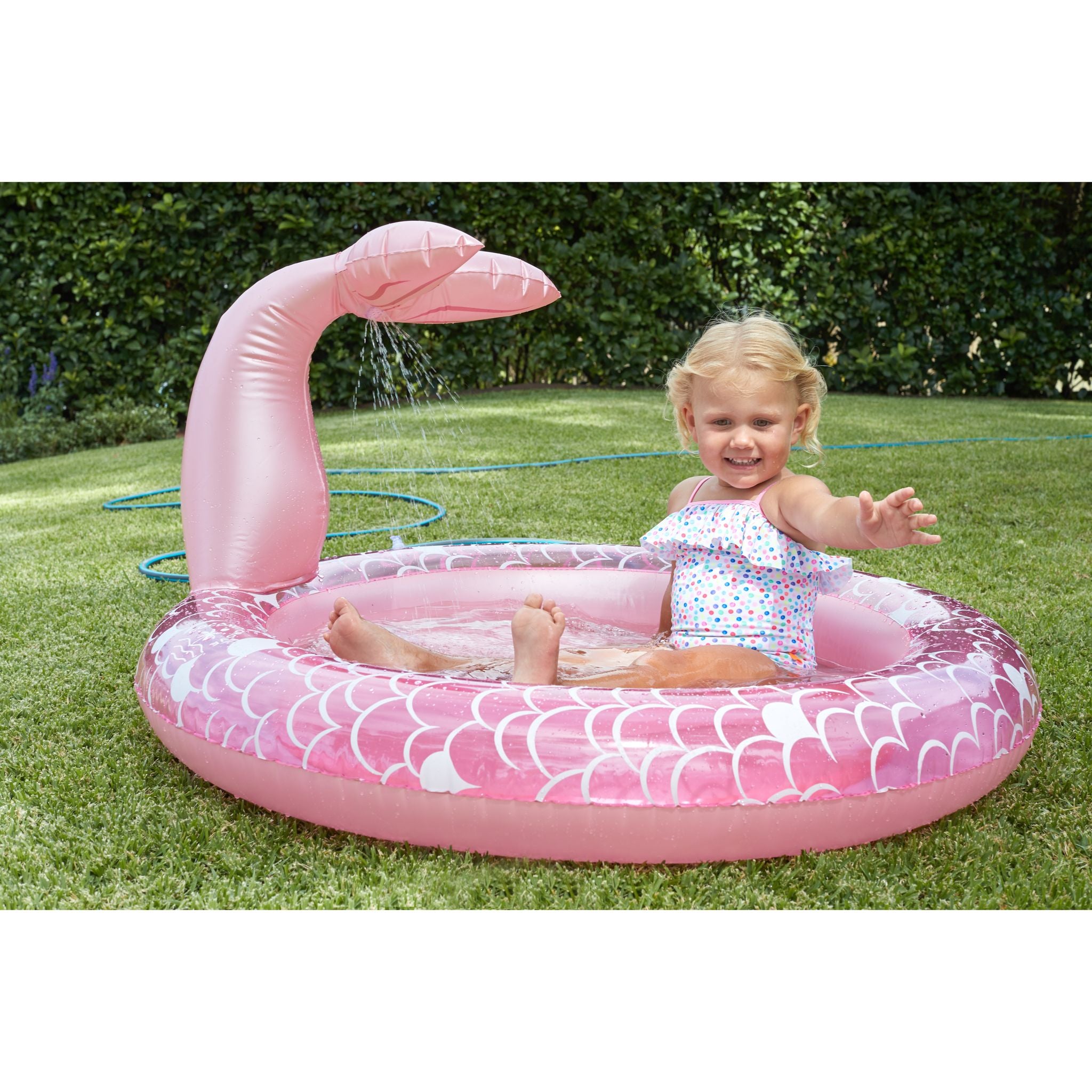 Pearl The Mermaid Coconut Grove Inflatable Splash Pool - Perfect for Summer Fun