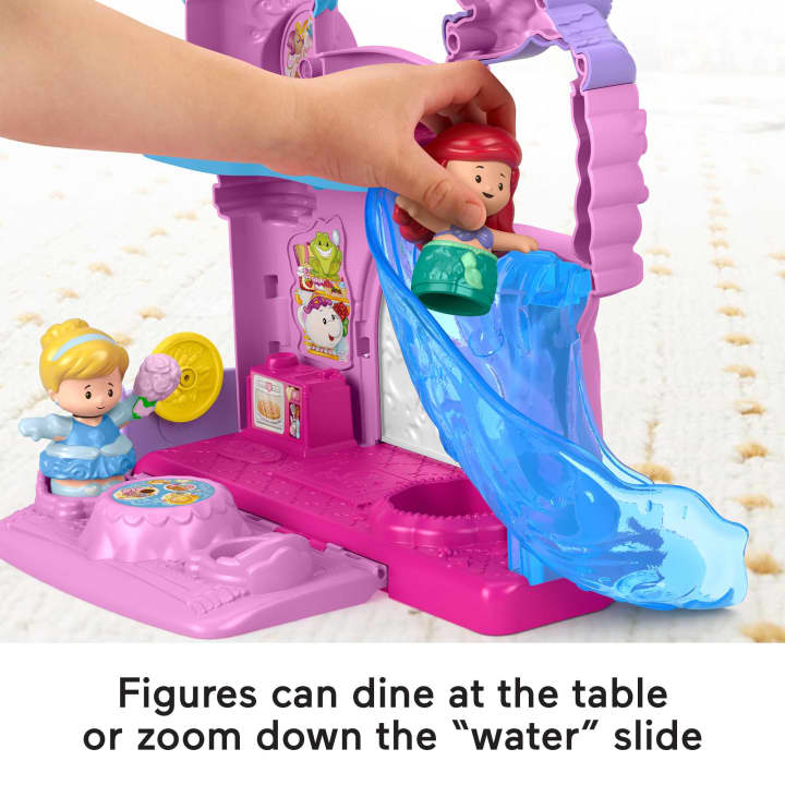 Fisher-Price Little People Disney Princess Play & Go Castle - Ideal Gift for Toddlers