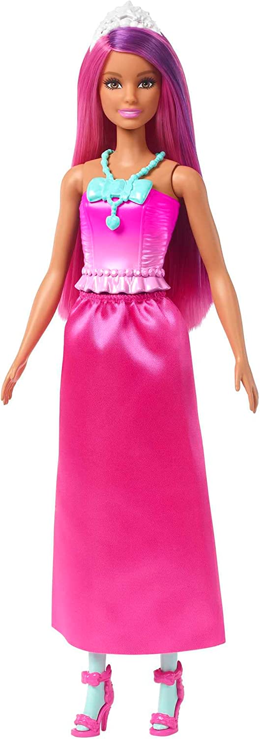 Hot! Barbie Fairytale Dress-Up Doll with Mermaid Tail & Skirts
