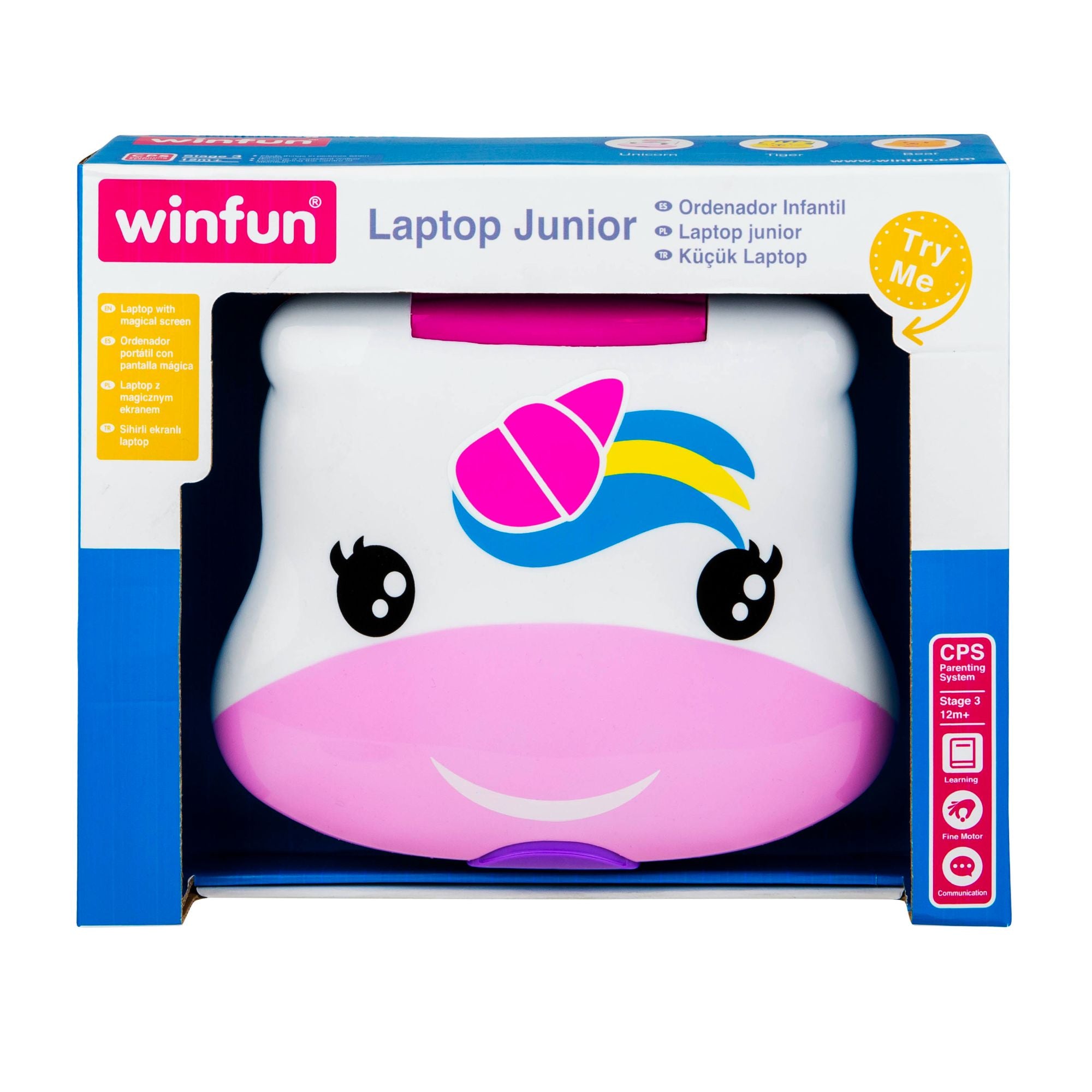 Hot Sale! Winfun Junior Unicorn-themed Learning Laptop for Early Education