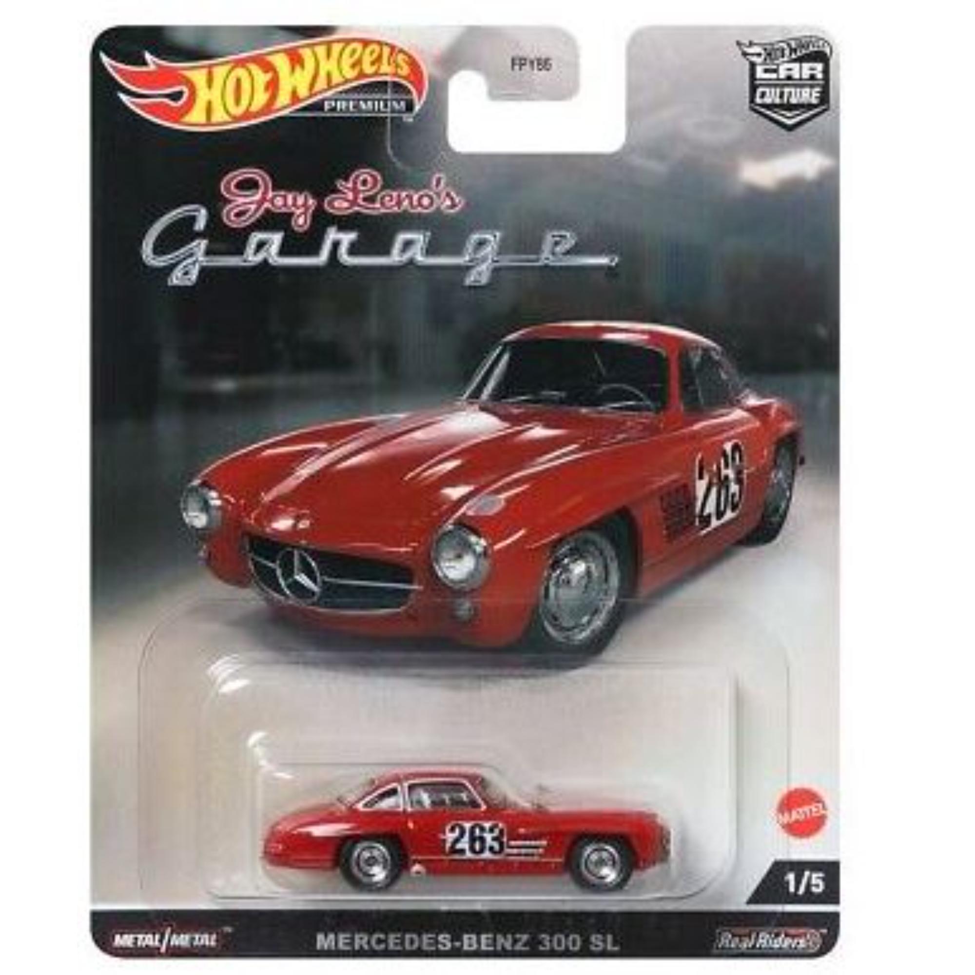 Hot Wheels Car Culture: Jay Leno's Garage 1/5 Scale Red Mercedes-Benz 300 SL