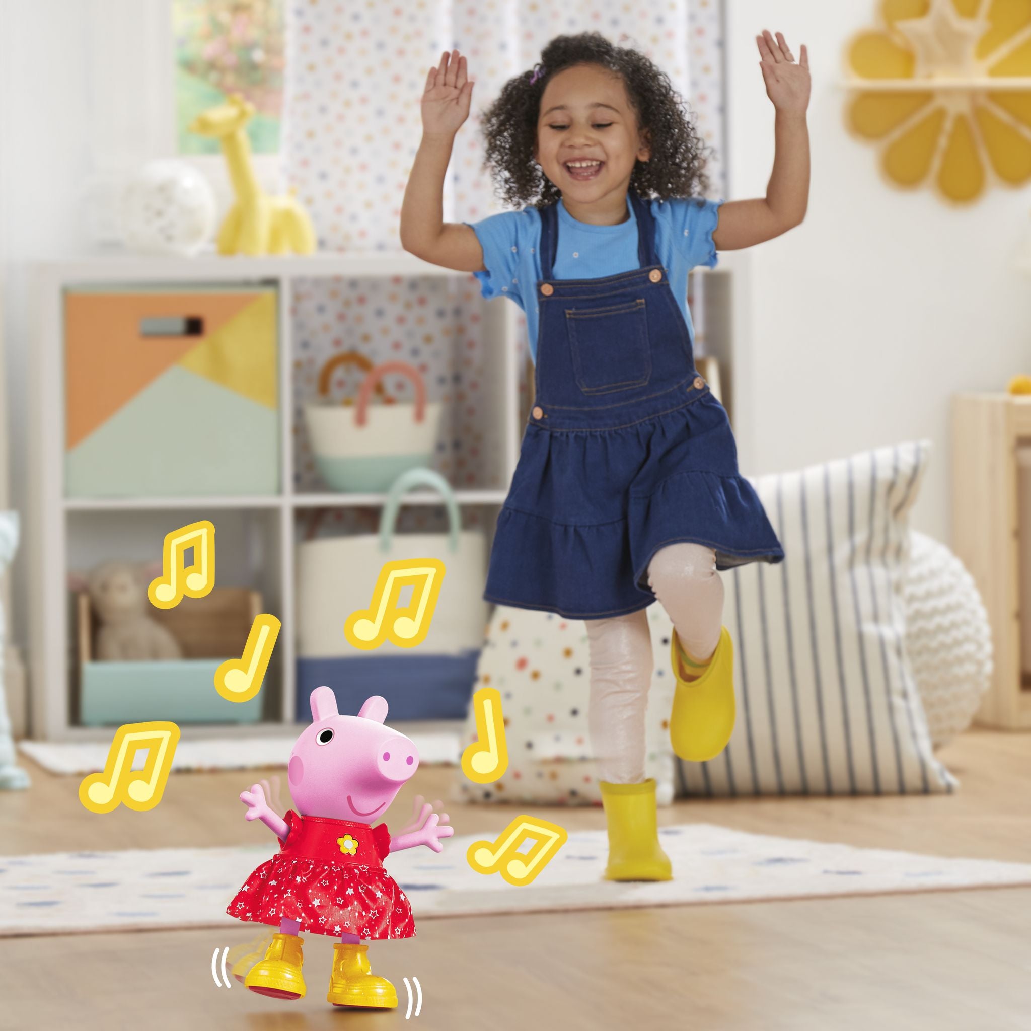 Hot Deal! Interactive 12 - inch Peppa Pig Doll for Peppa Fans - Peppa's Muddy Puddles Party