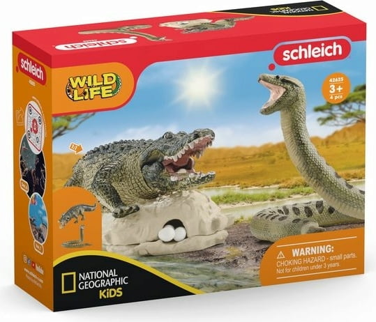 Schleich Wild Life National Geographic Kids - Swamp Danger Set