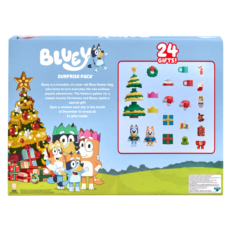 Bluey Family Christmas Advent Calendar: Surprise Pack