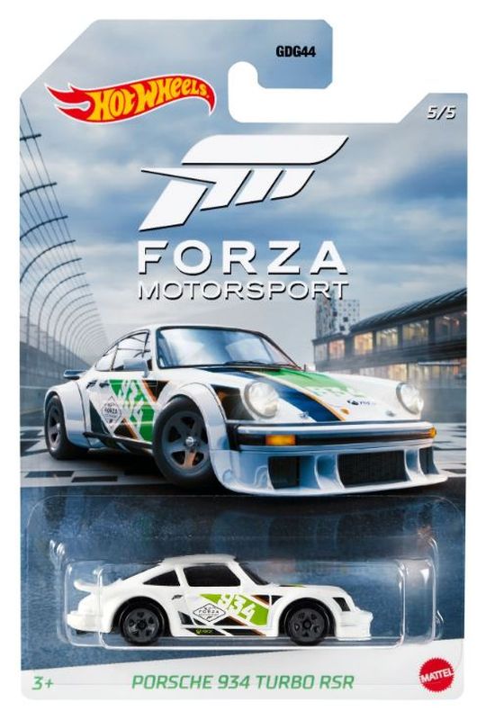 Hot Wheels 1:64 Scale Porsche 934 Turbo RSR Forza Motorsport Theme Vehicle
