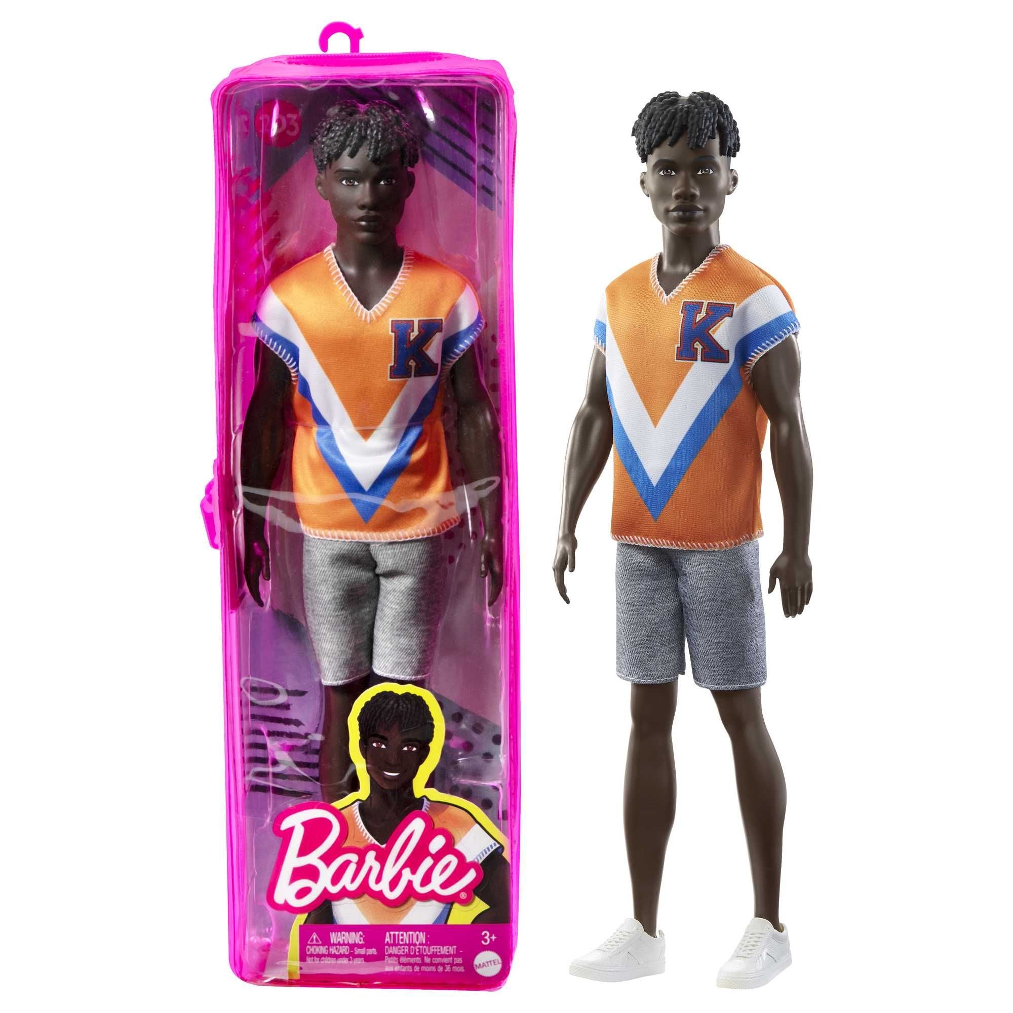 Hot! Barbie Fashionista Ken Doll in Sweater Vest 203