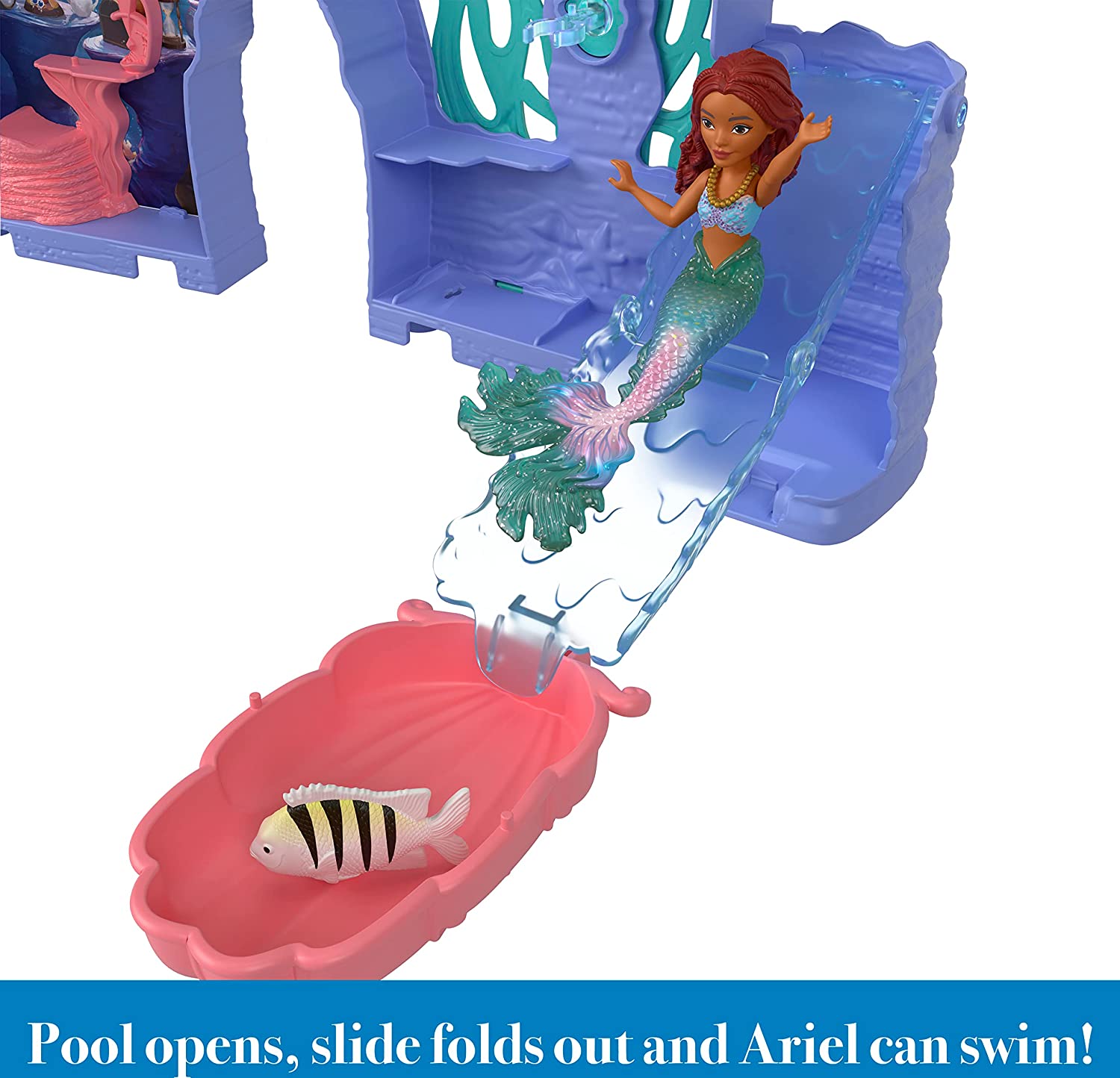 Hot! Disney The Little Mermaid Ariel's Grotto Storytime Stackers Playset for Kids