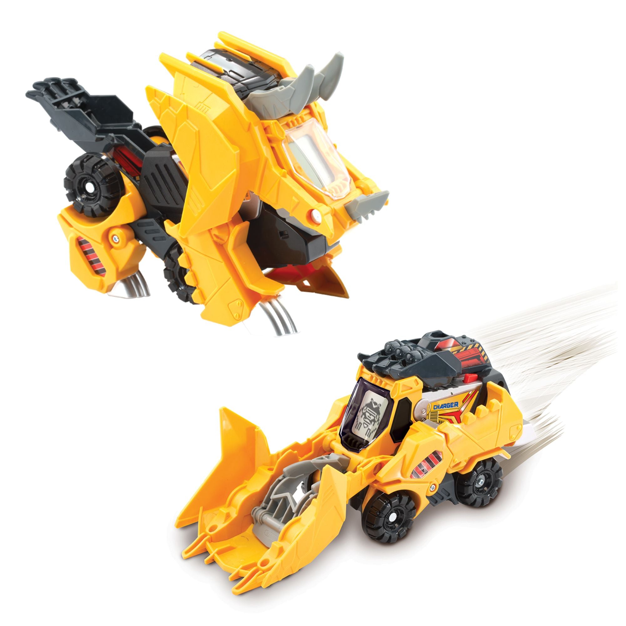 VTech Triceratops Switch & Go Dinos Charger - Transformable Toy for Kids