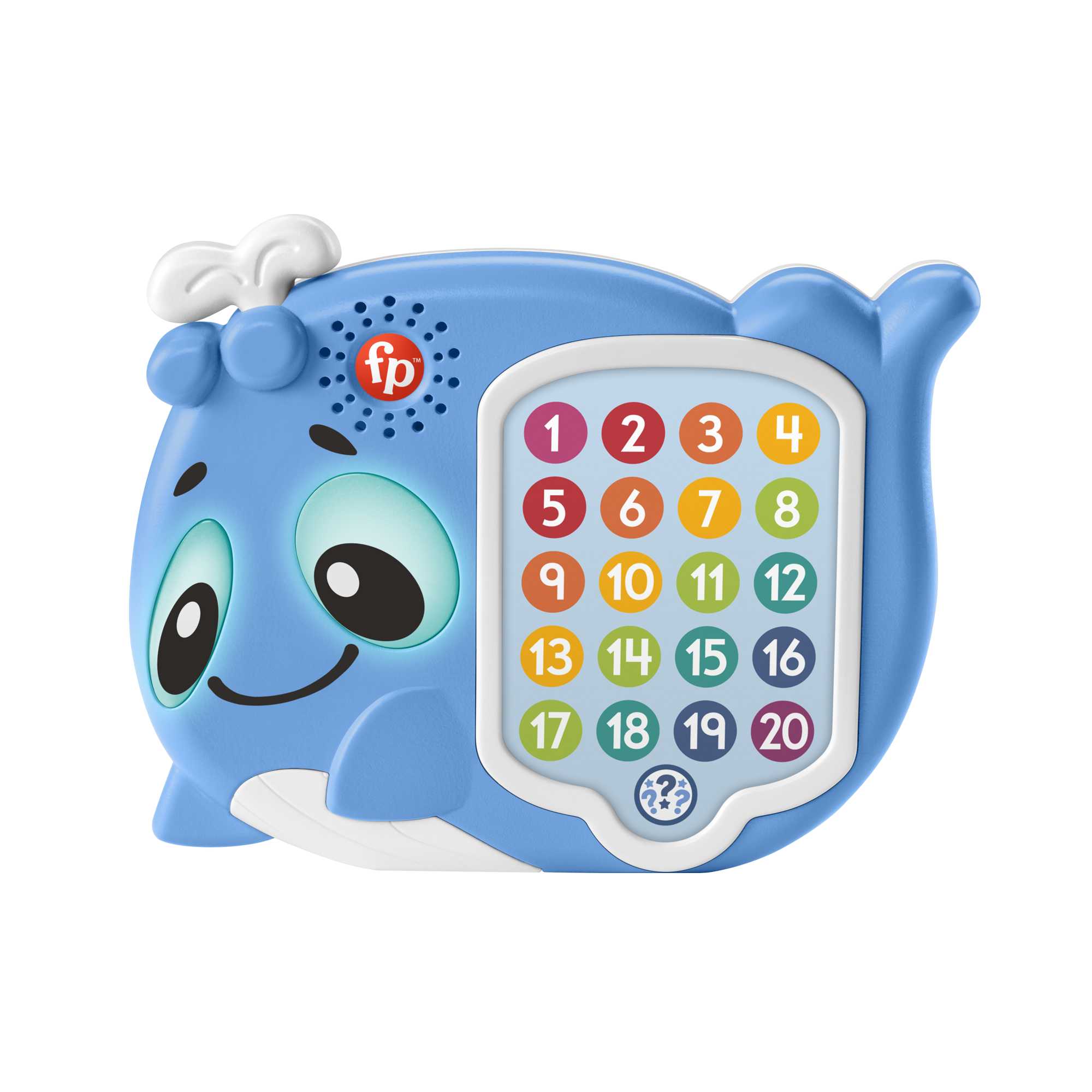 Fisher-Price Linkimals Educational 1-20 Count & Quiz Whale Toy - Great for Toddlers