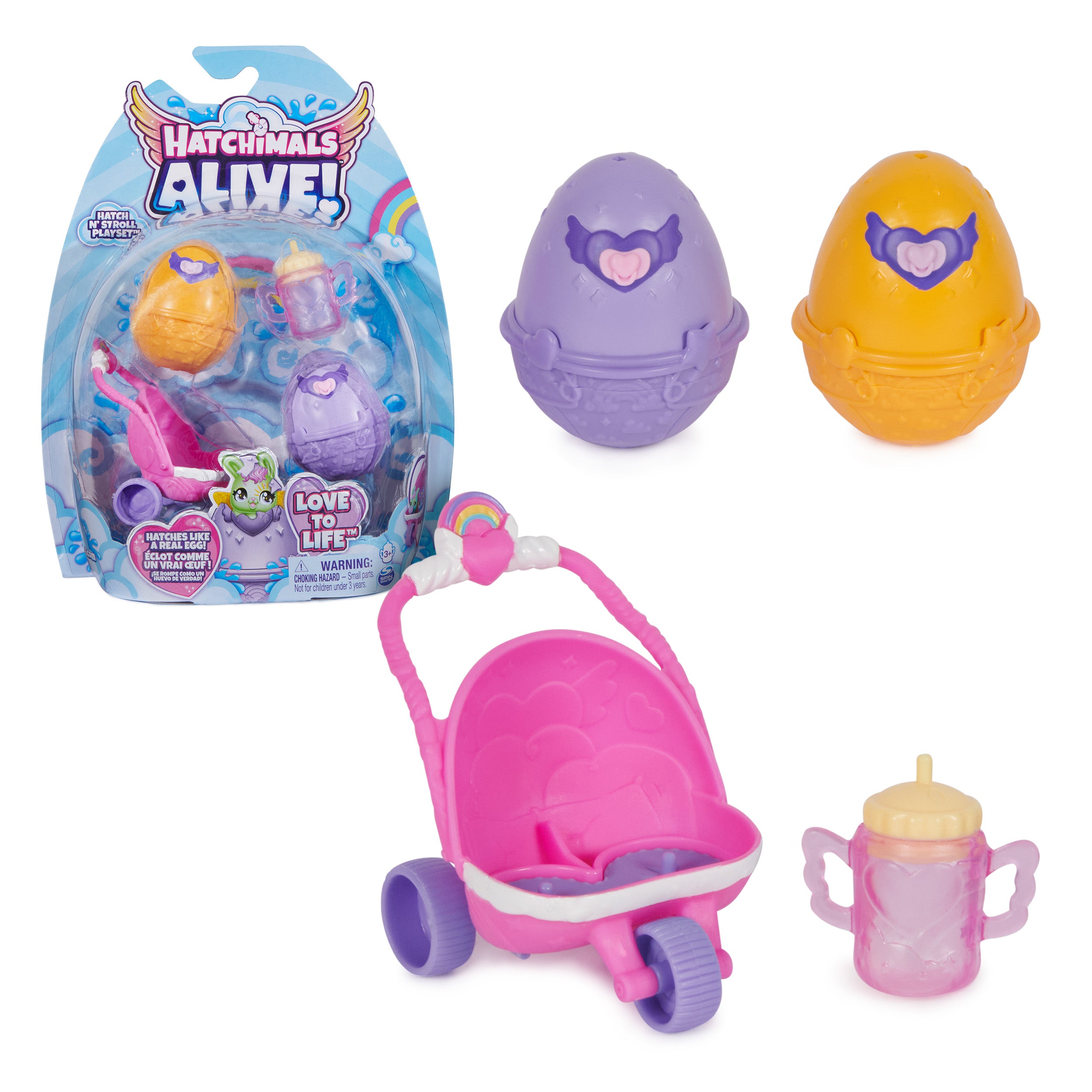 Hatchimals Water Hatch: Strollin' Surprise Egg Toys for 3+ Kids