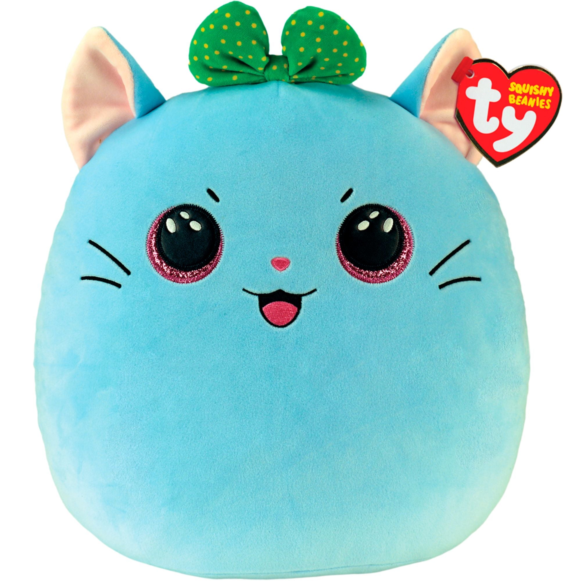 Hot Sale! 25cm Ty Squishy Beanies - Adorable Kirra Blue Cat Plush Toy