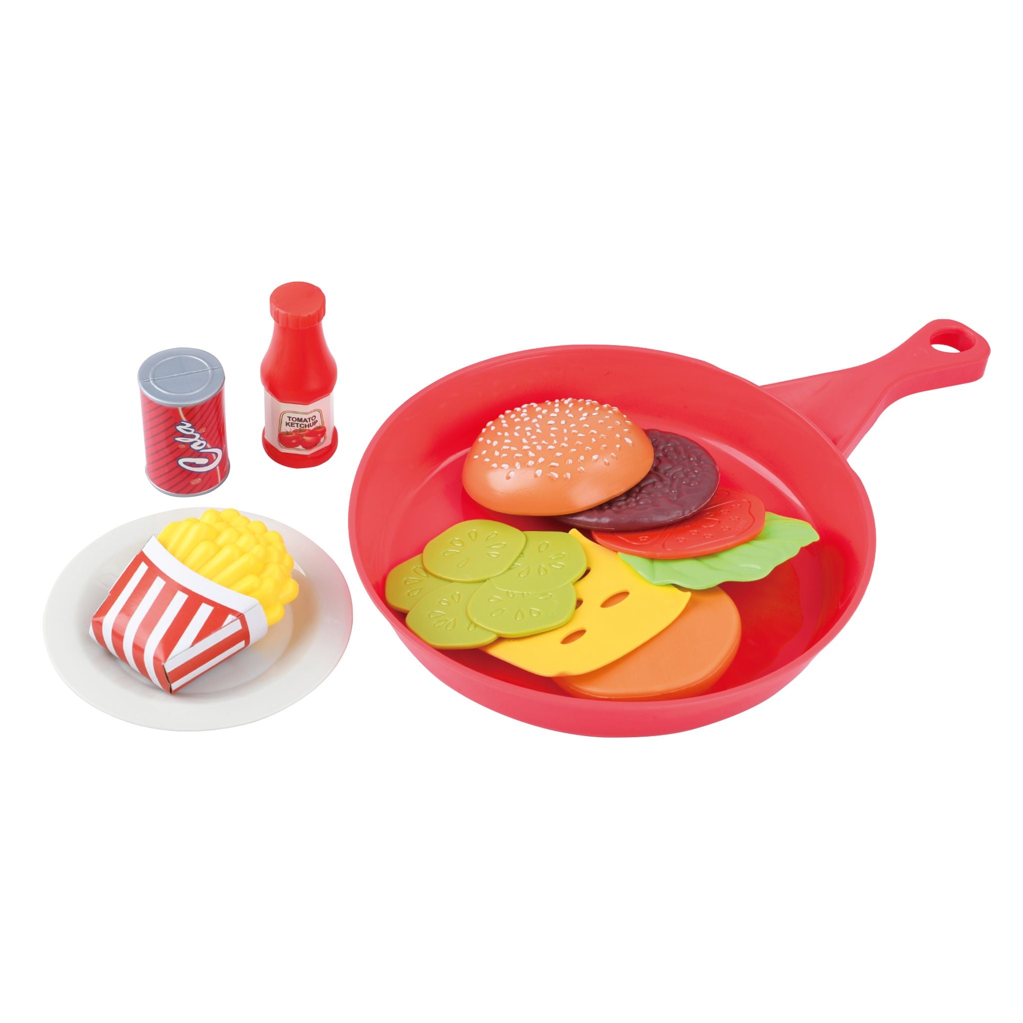 Playgo Toys Ent. Ltd. Assorted Styles 12-Piece Frypan Cooking Toy Set