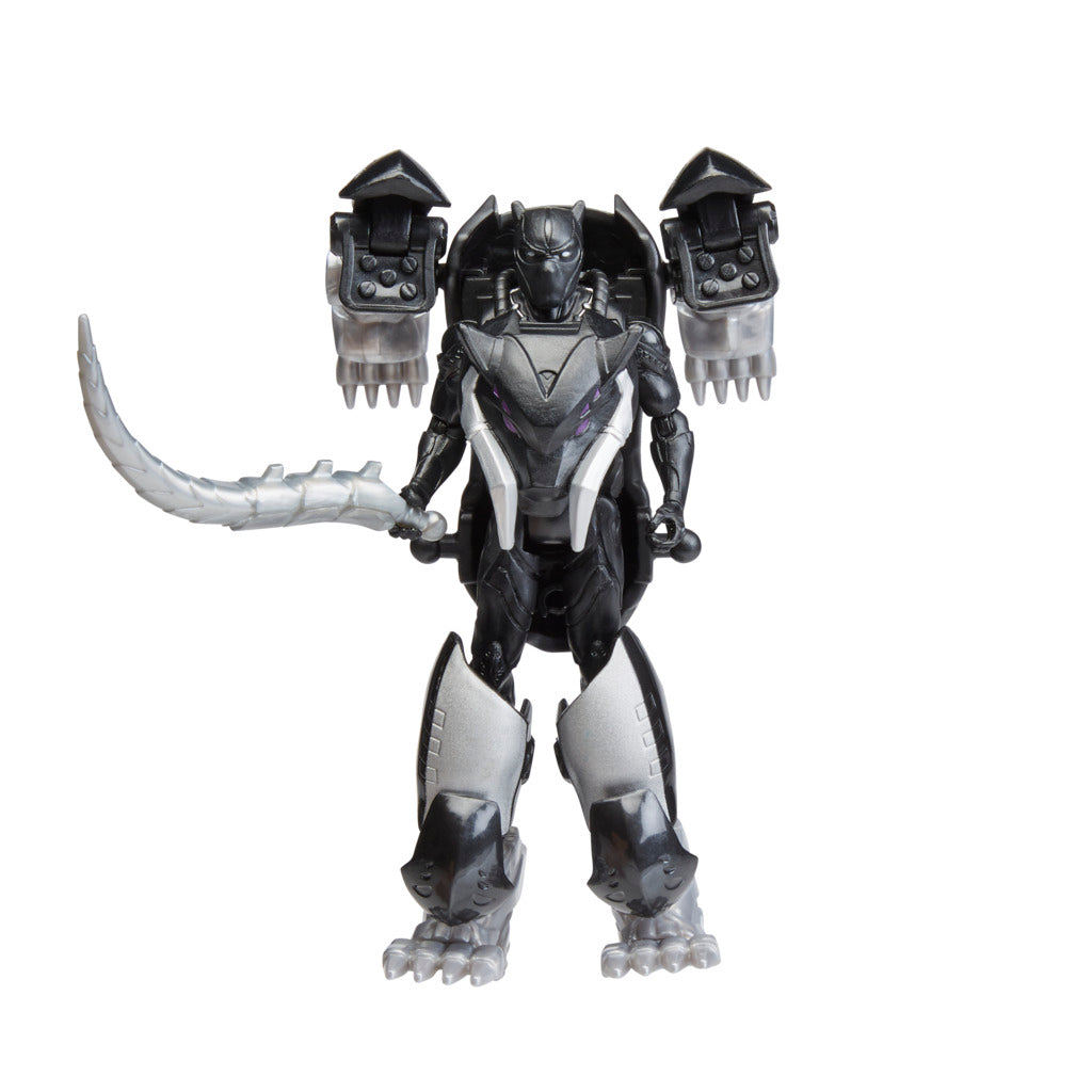 Hot! Marvel Mech Strike Black Panther Sabre Claw Mechasaur Action Figure