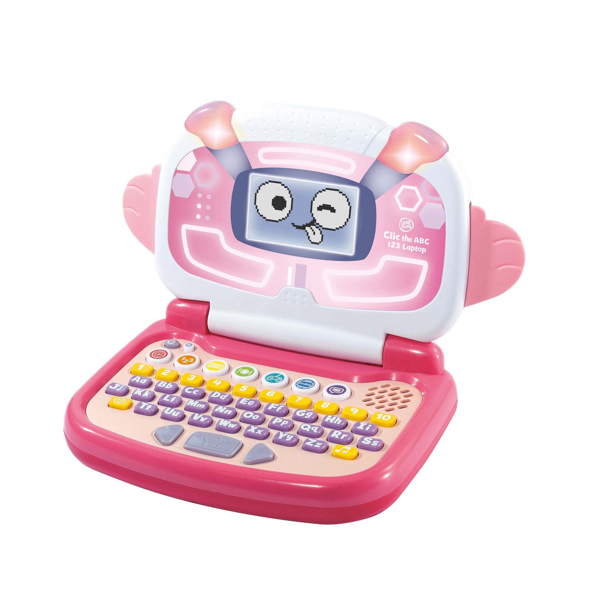 Hot Deal! Pink LeapFrog Clic ABC 123 Learning Laptop for Kids