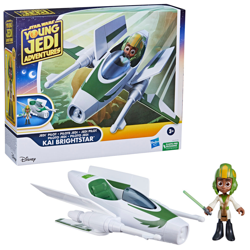 Hot Deal! Star Wars Young Jedi Adventures Kai Brightstar Vehicle Set for Preschoolers
