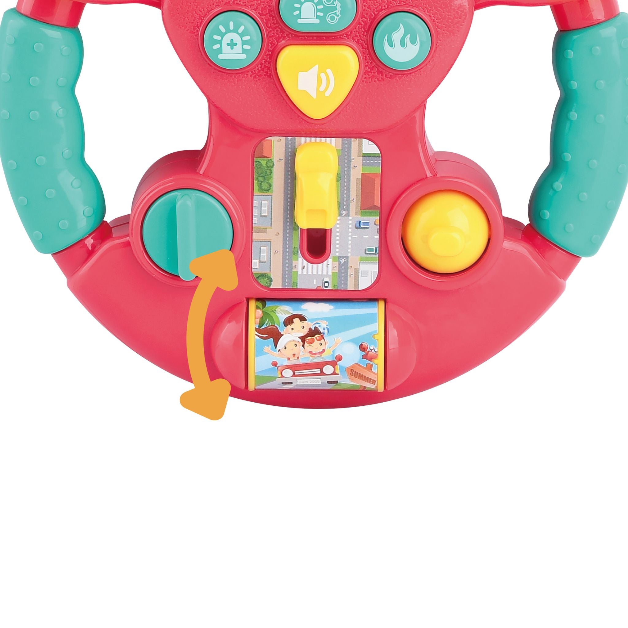 Playgo Toys' Light - Sound Off To The Rescue Steering Wheel for Little Ones