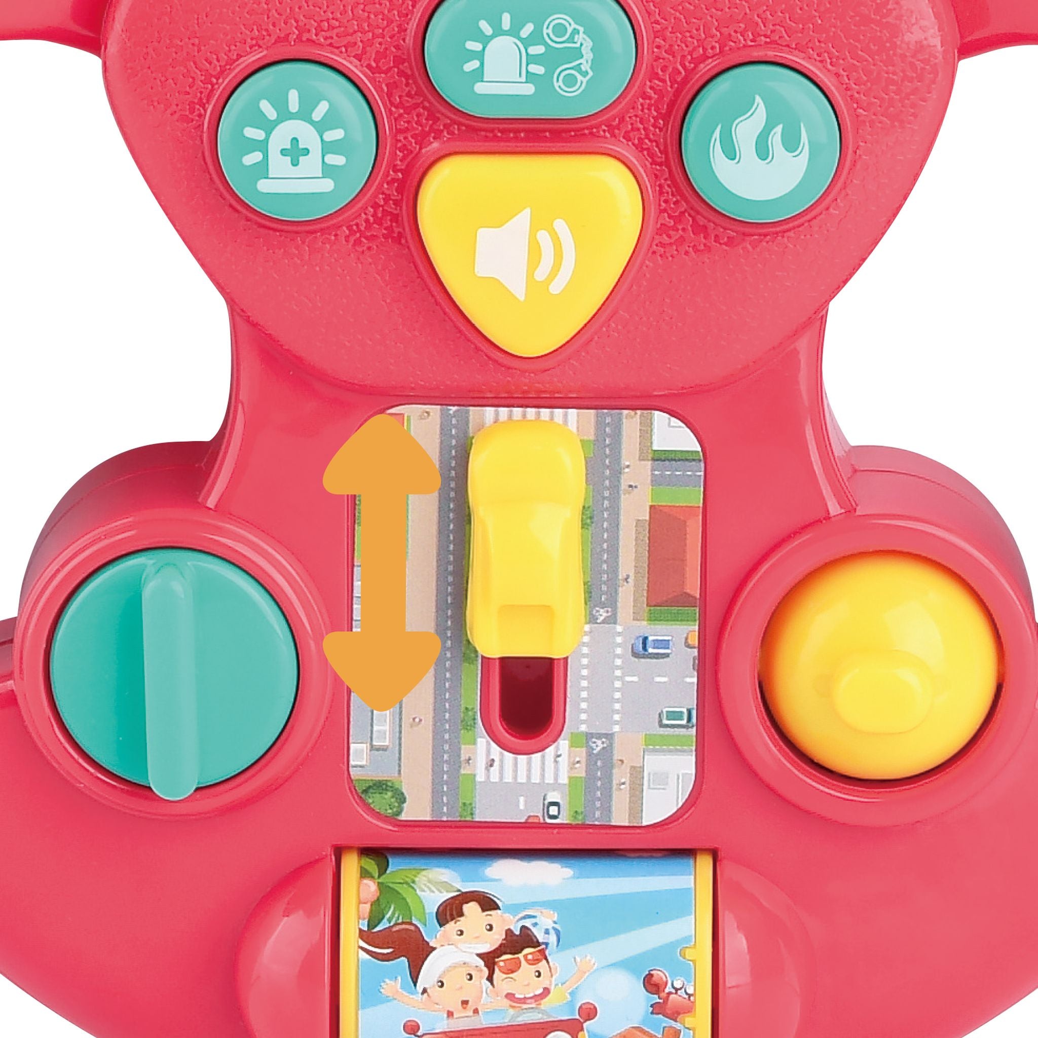 Playgo Toys' Light - Sound Off To The Rescue Steering Wheel for Little Ones