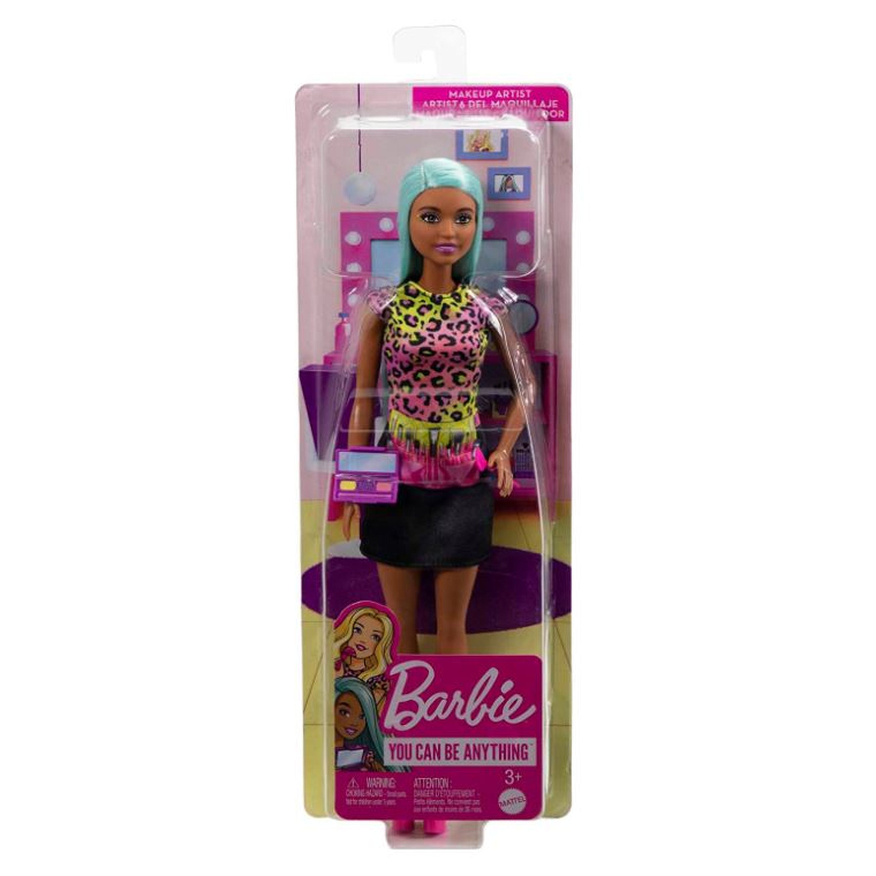 Barbie Doll for Aspiring Makeup Artists with Styling Accessories