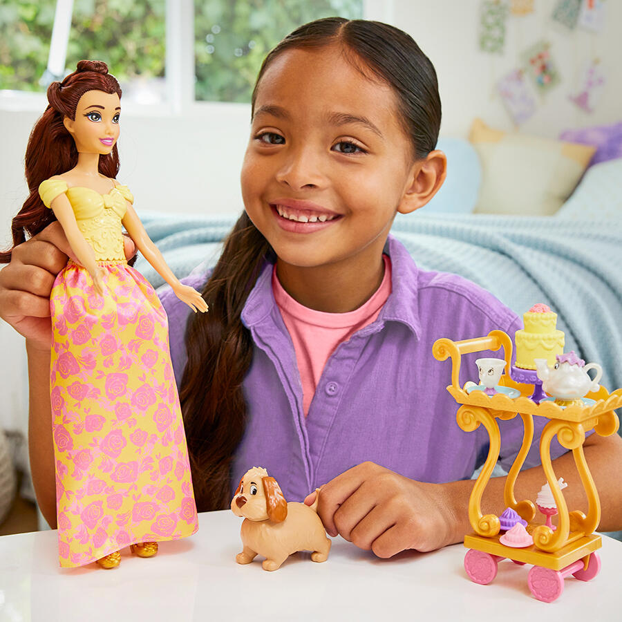 Hot Sale! Disney Princess Fashion Dolls and Storytelling Playsets for Kids