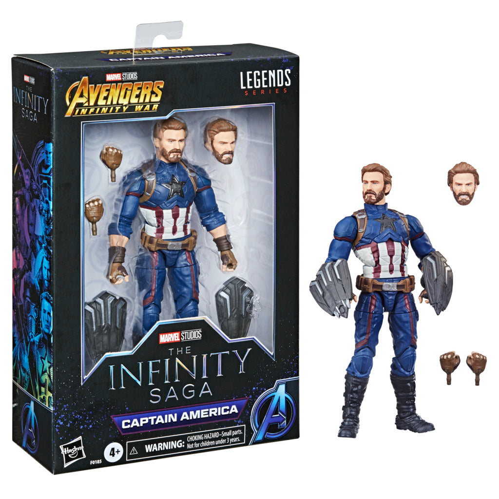Hot Deal! 6-Inch Marvel Legends Series Collectible Captain America Figure