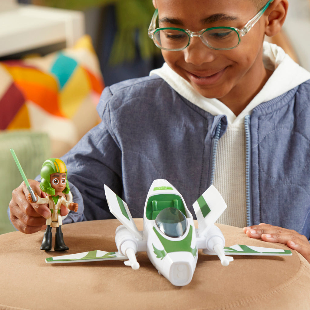 Hot Deal! Star Wars Young Jedi Adventures Kai Brightstar Vehicle Set for Preschoolers
