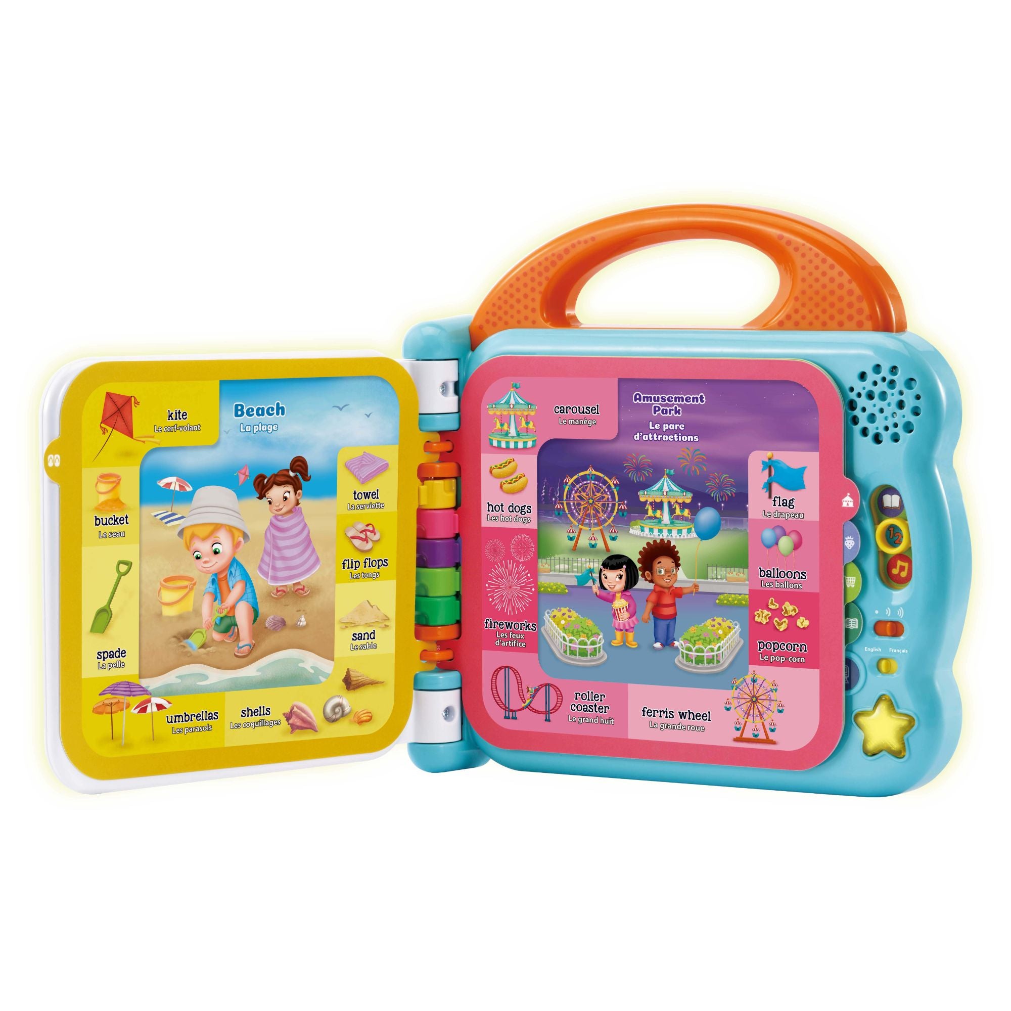 LeapFrog Bilingual Learning Book: 100 Words for Kids about Places They Go
