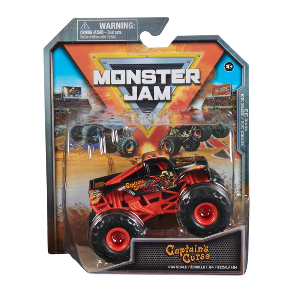 Hot Sale! Monster Jam 1:64 Captain's Curse Monster Truck