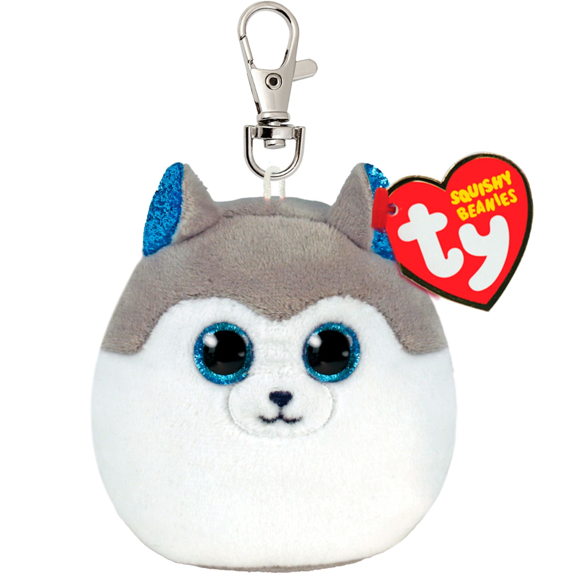 Ty Soft Squishy Beanies Clip - Adorable Slush Husky