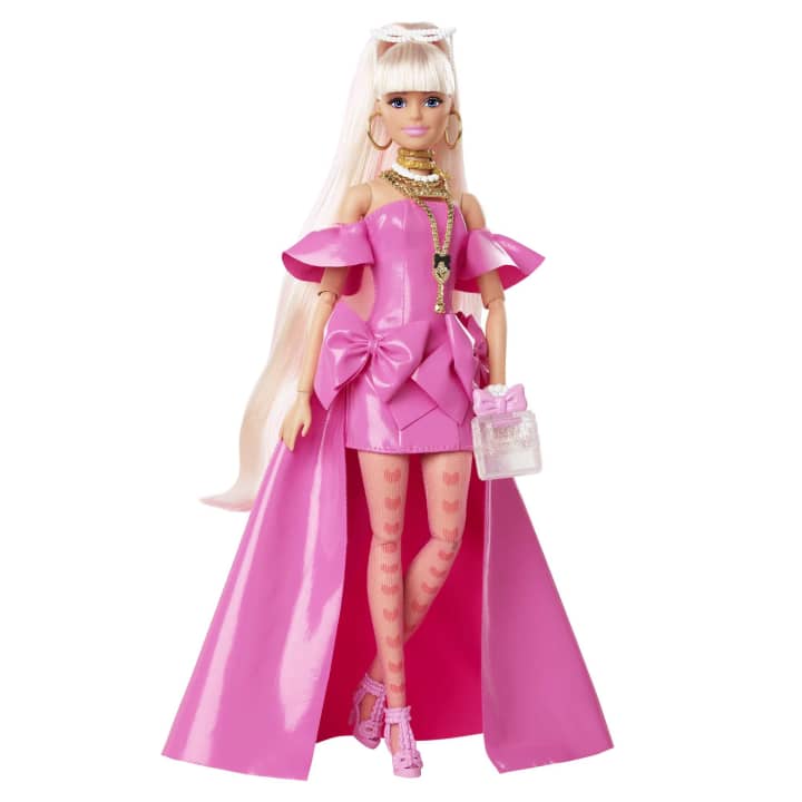Hot Deal! Barbie Extra Fancy Pink Gown Doll with Luxe Accessories and Pet