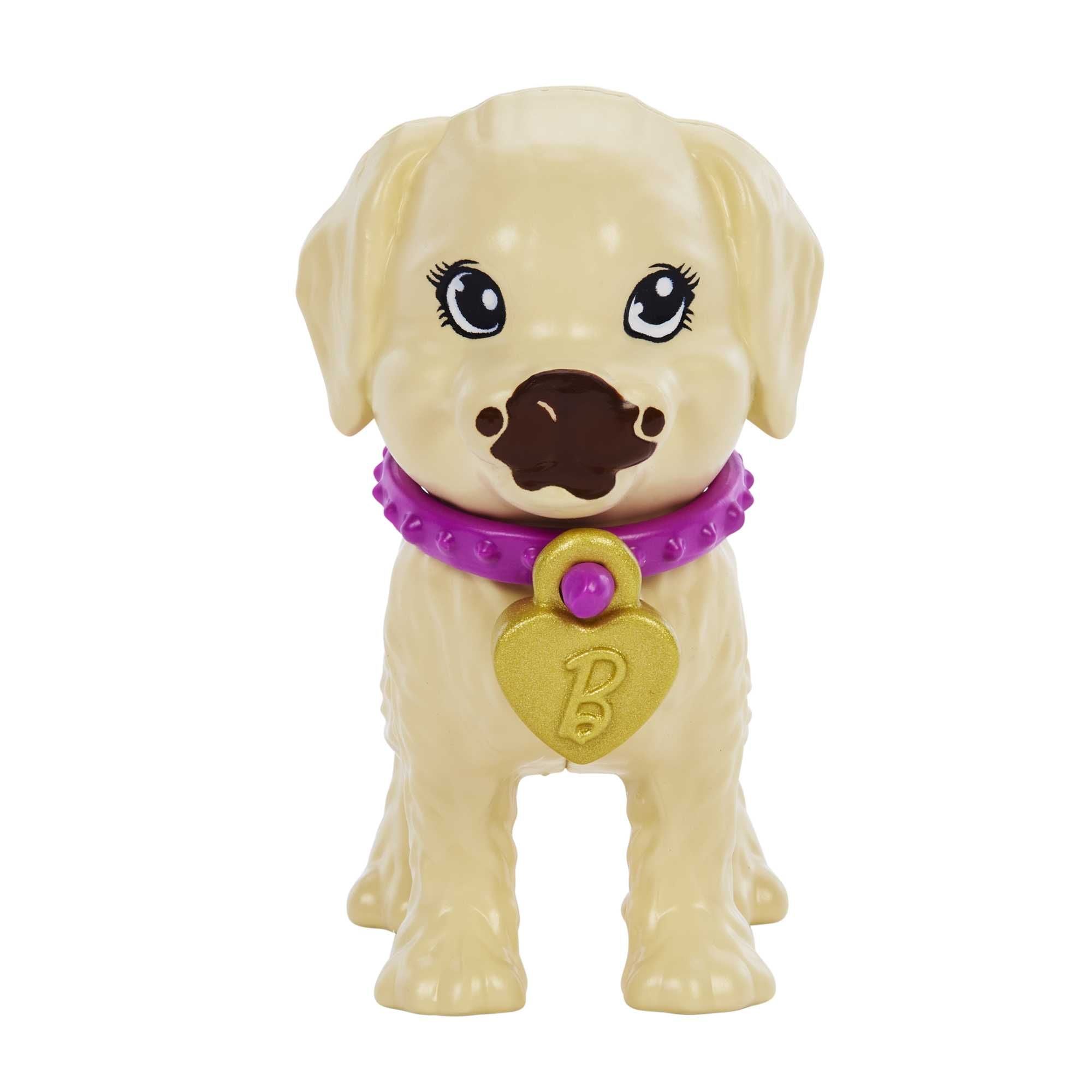 Hot! Barbie Pup Adoption Set with Doll & Accessories
