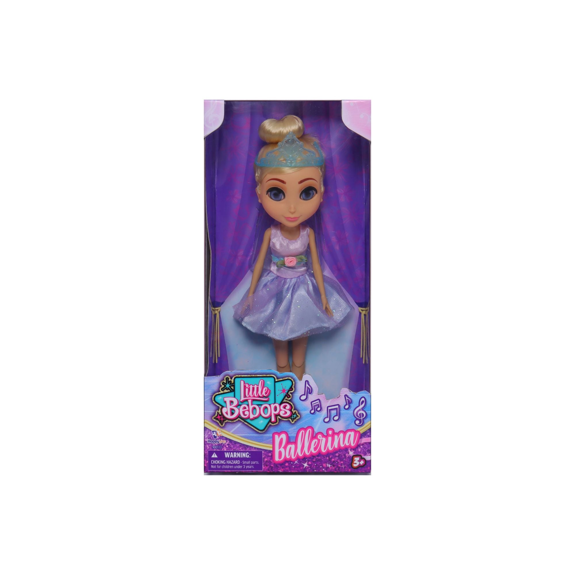 25cm Little Bebops Doll Ballerina in Assorted Charming Styles