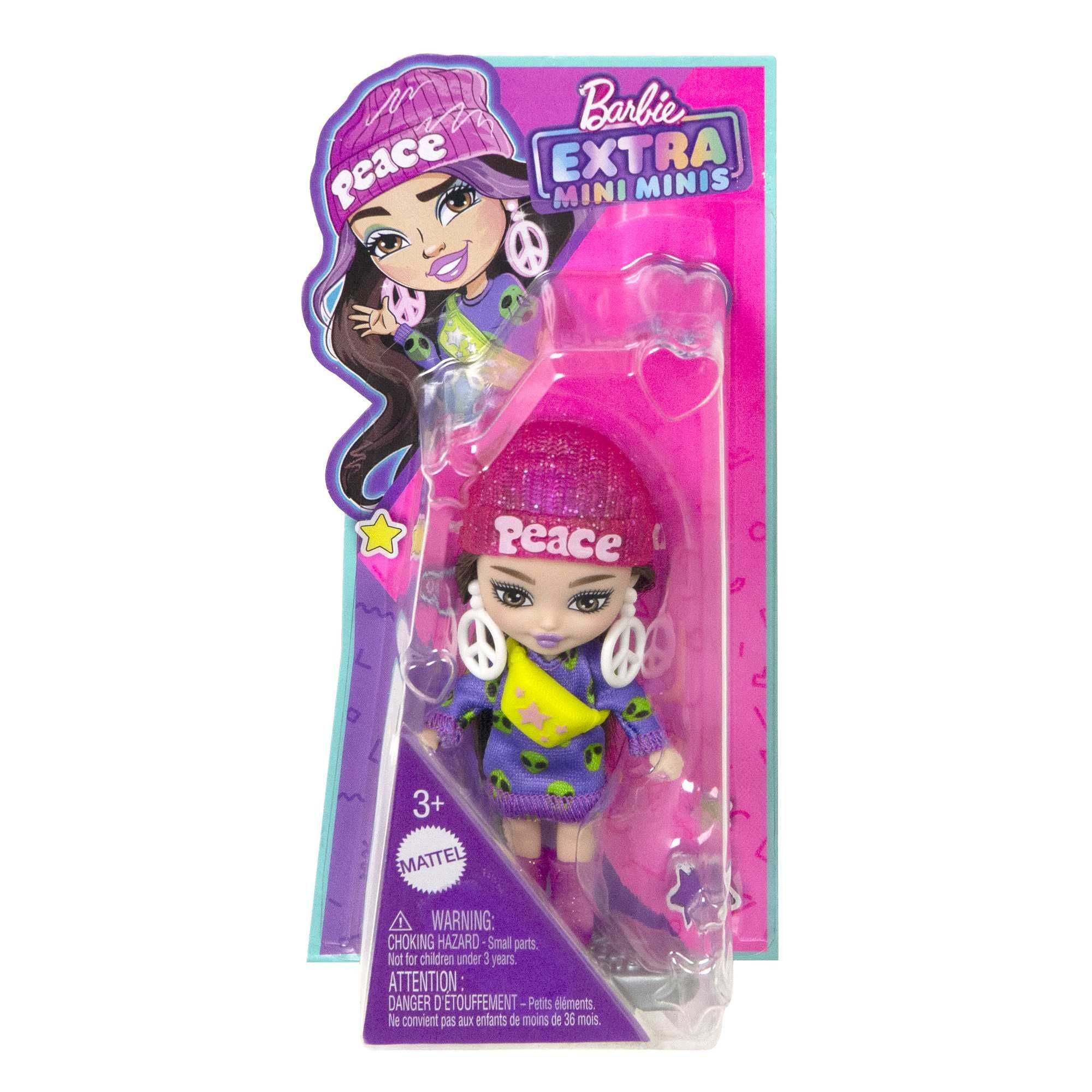 Adorable Barbie Extra Mini Minis Doll Featuring Brown Hair
