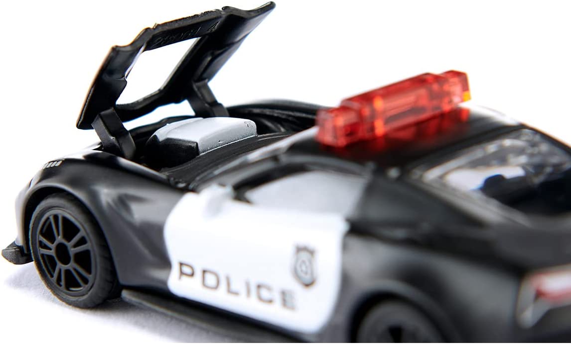 Hot Deal: Siku 1545 Police Version Chevrolet Corvette ZR1 Muscle Car