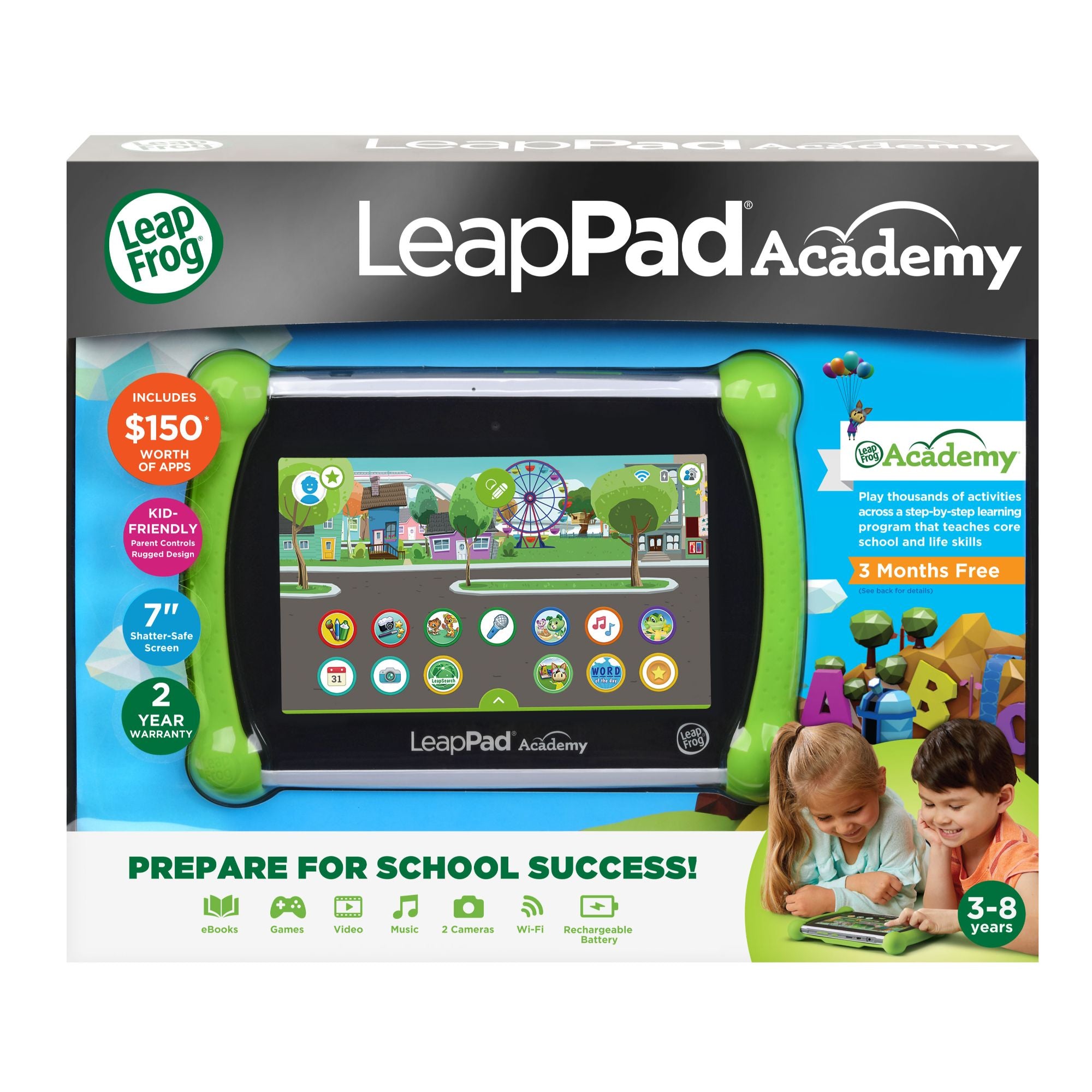 LeapFrog Green LeapPad Academy: Ideal Learning Tablet for Kids