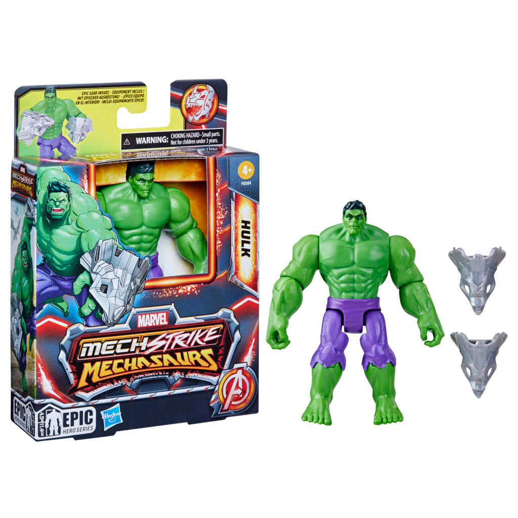 Epic Marvel Mech Strike Mechasaurus Series Hulk Action Figure