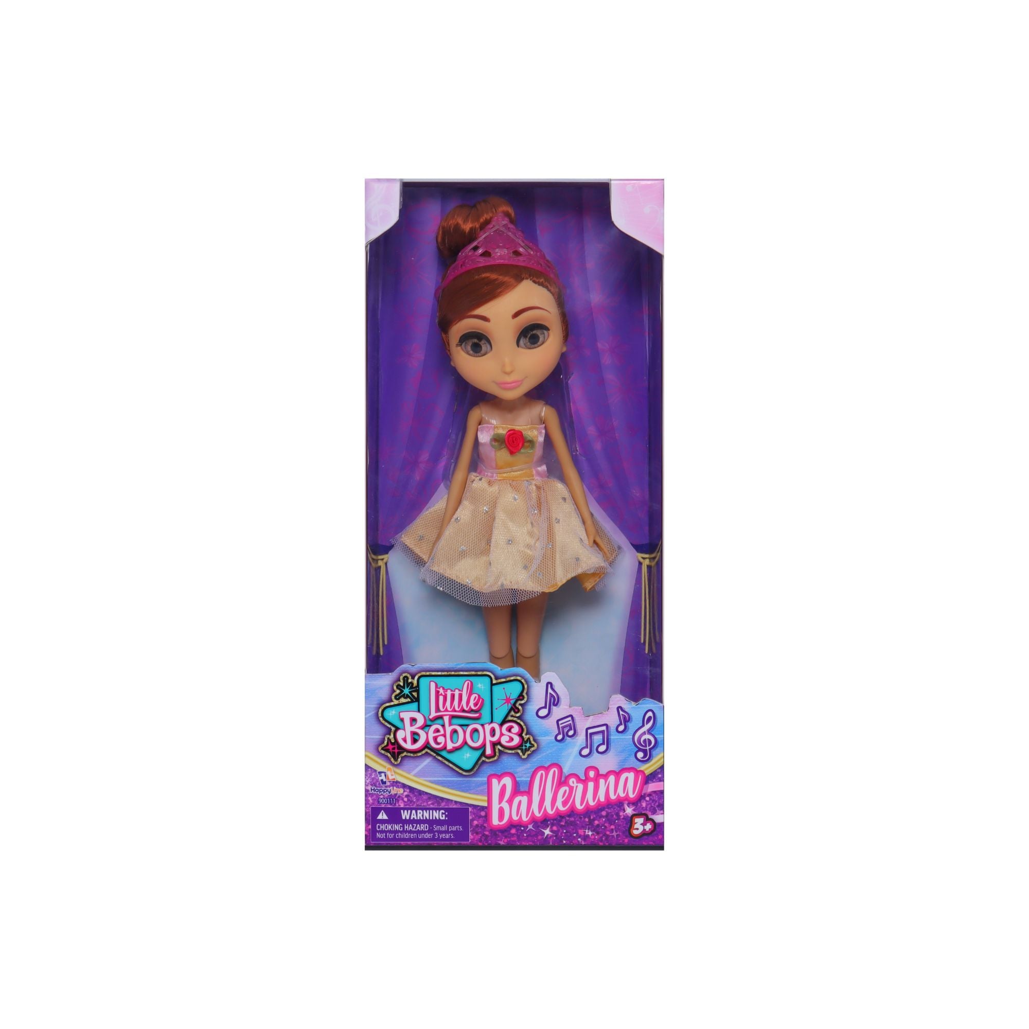 25cm Little Bebops Doll Ballerina in Assorted Charming Styles