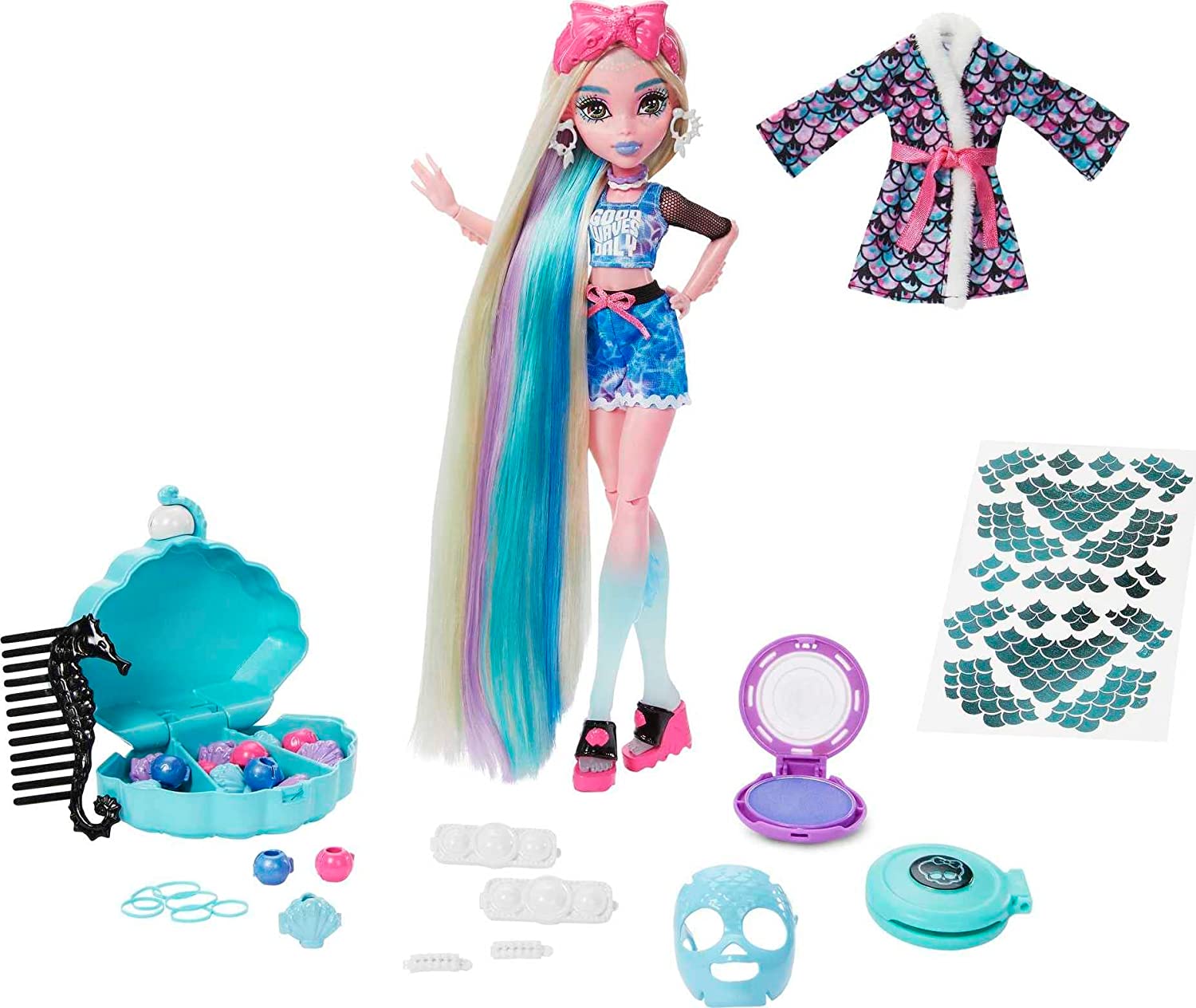 Monster High Lagoona Blue Spa Day Set - A Fabulous Gift for 4+ Year Olds