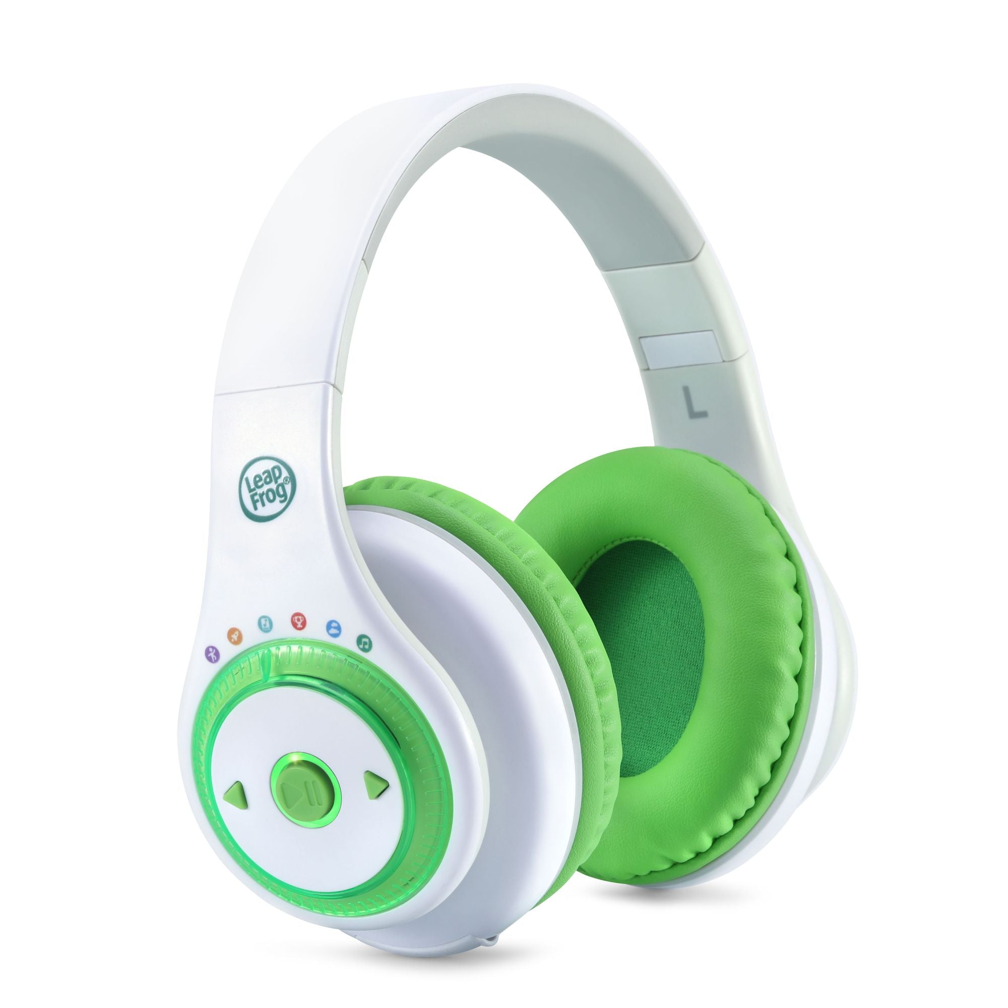 LeapFrog LeapPods Max: Kid-Safe Over-Ear Interactive Headphones