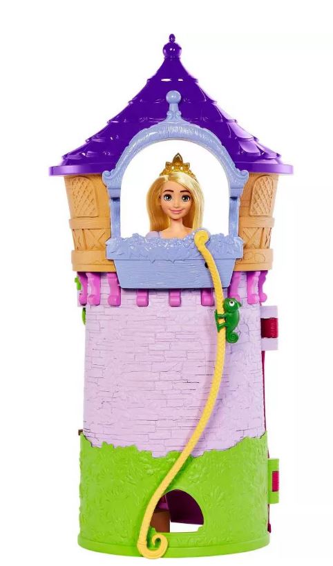 Disney Princess Rapunzel's Tower Playset with Doll and Accessories