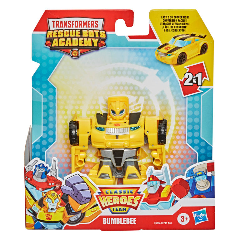 Hot Deal! Transformers Rescue Bots Academy Bumblebee Classic Hero Figure