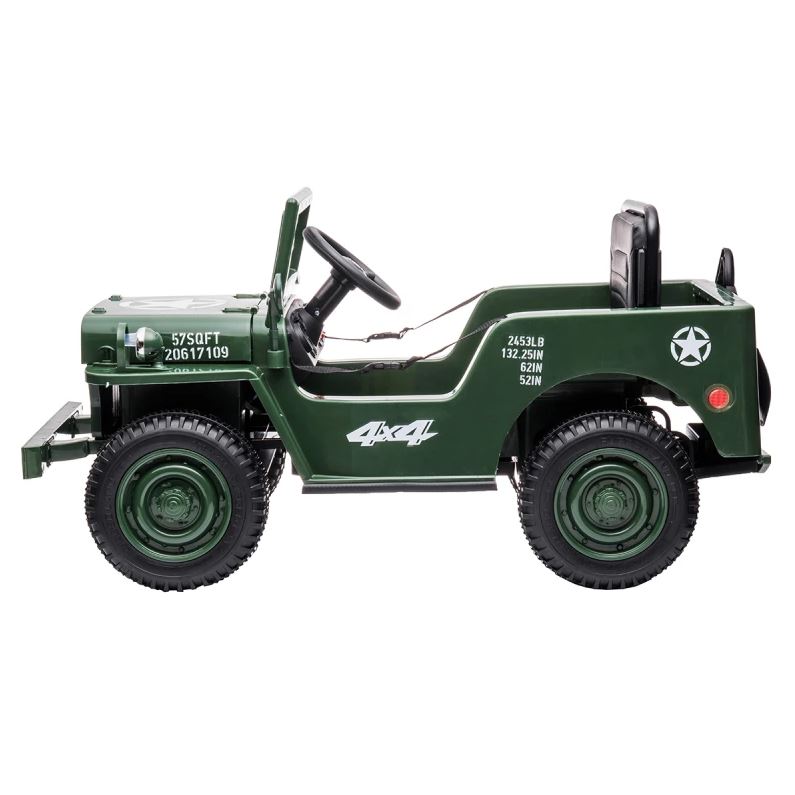 12-Volt Electric Green Go Skitz Major Ride-On for Little Riders