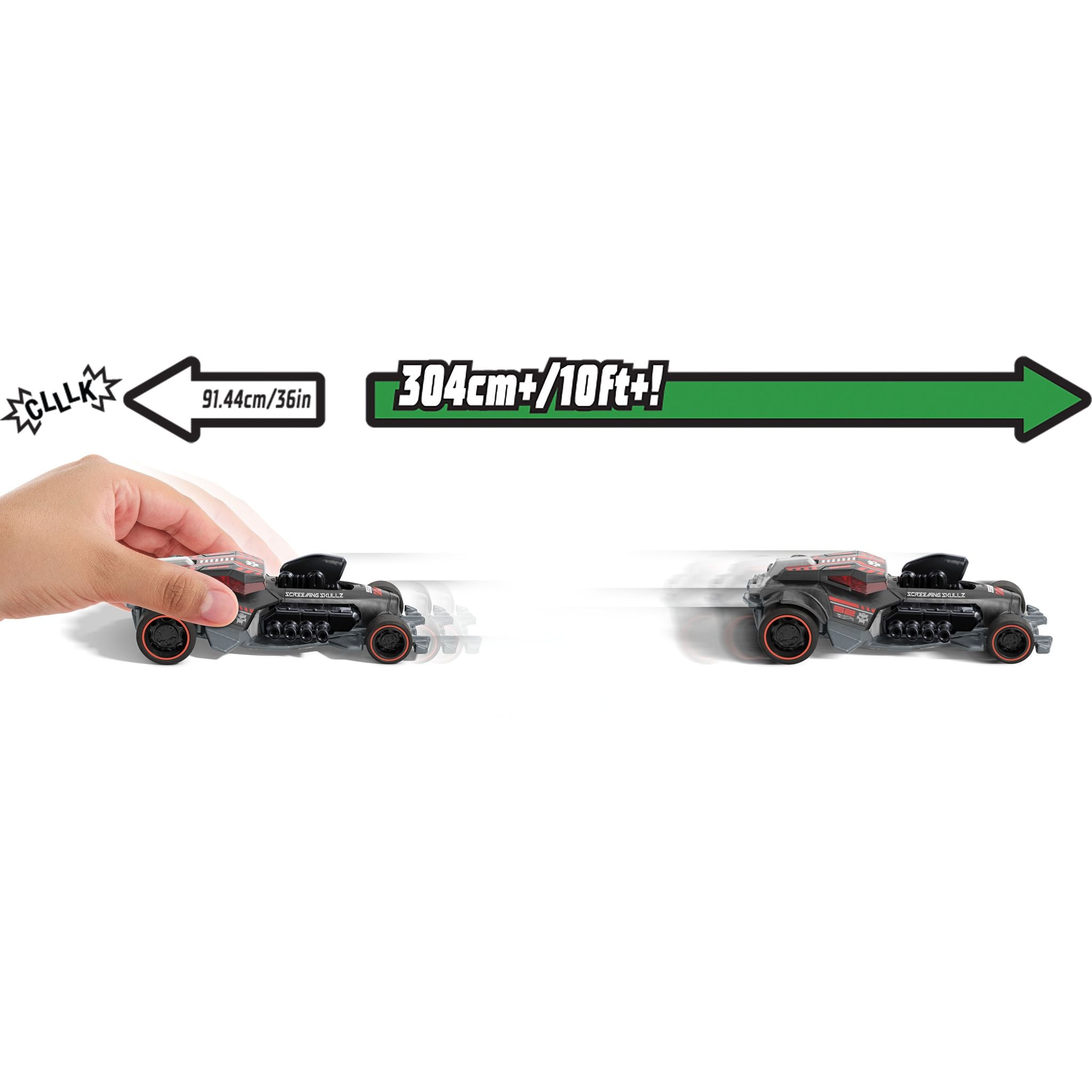 Hot Wheels Assorted Styles Diecast Pull - Back Speeders - Great Deal for Kids and Collectors