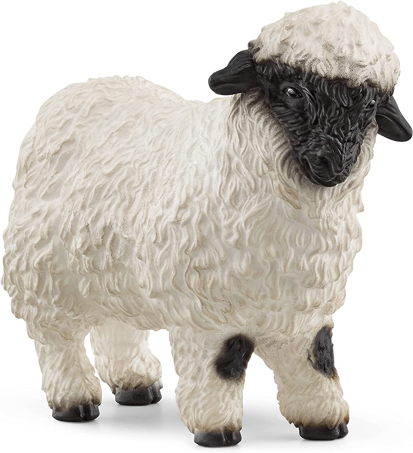 Schleich Adorable Valais Blacknose Sheep Toy for Kids' Playtime