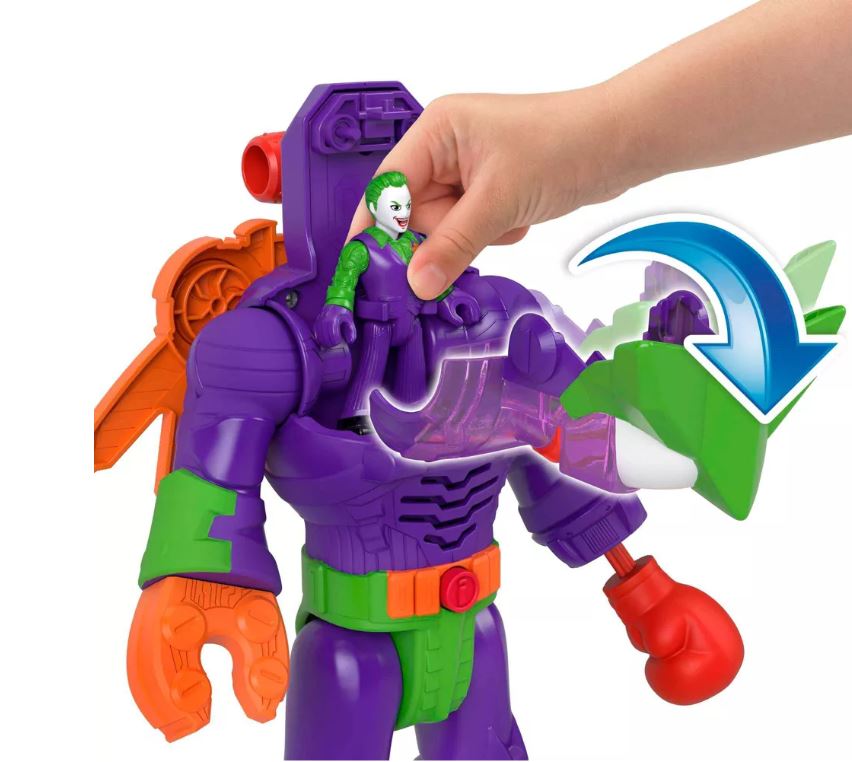 Hot! Fisher-Price Imaginex DC Super Friends The Joker Insider Action Figure Set