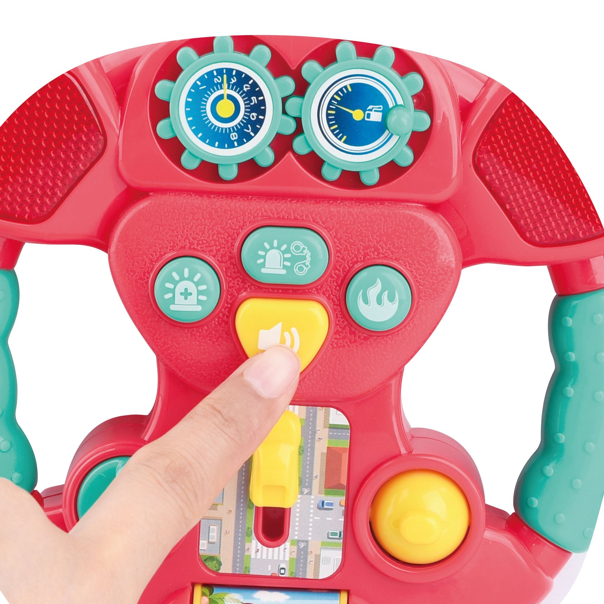 Playgo Toys' Light - Sound Off To The Rescue Steering Wheel for Little Ones