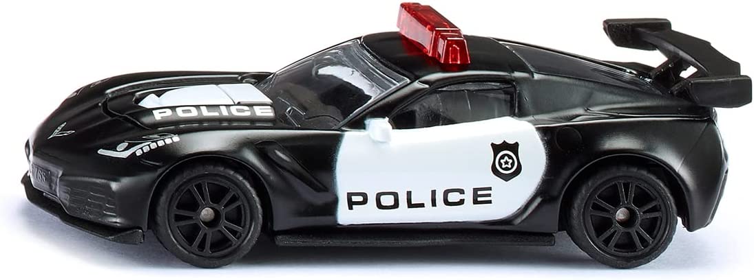 Hot Deal: Siku 1545 Police Version Chevrolet Corvette ZR1 Muscle Car