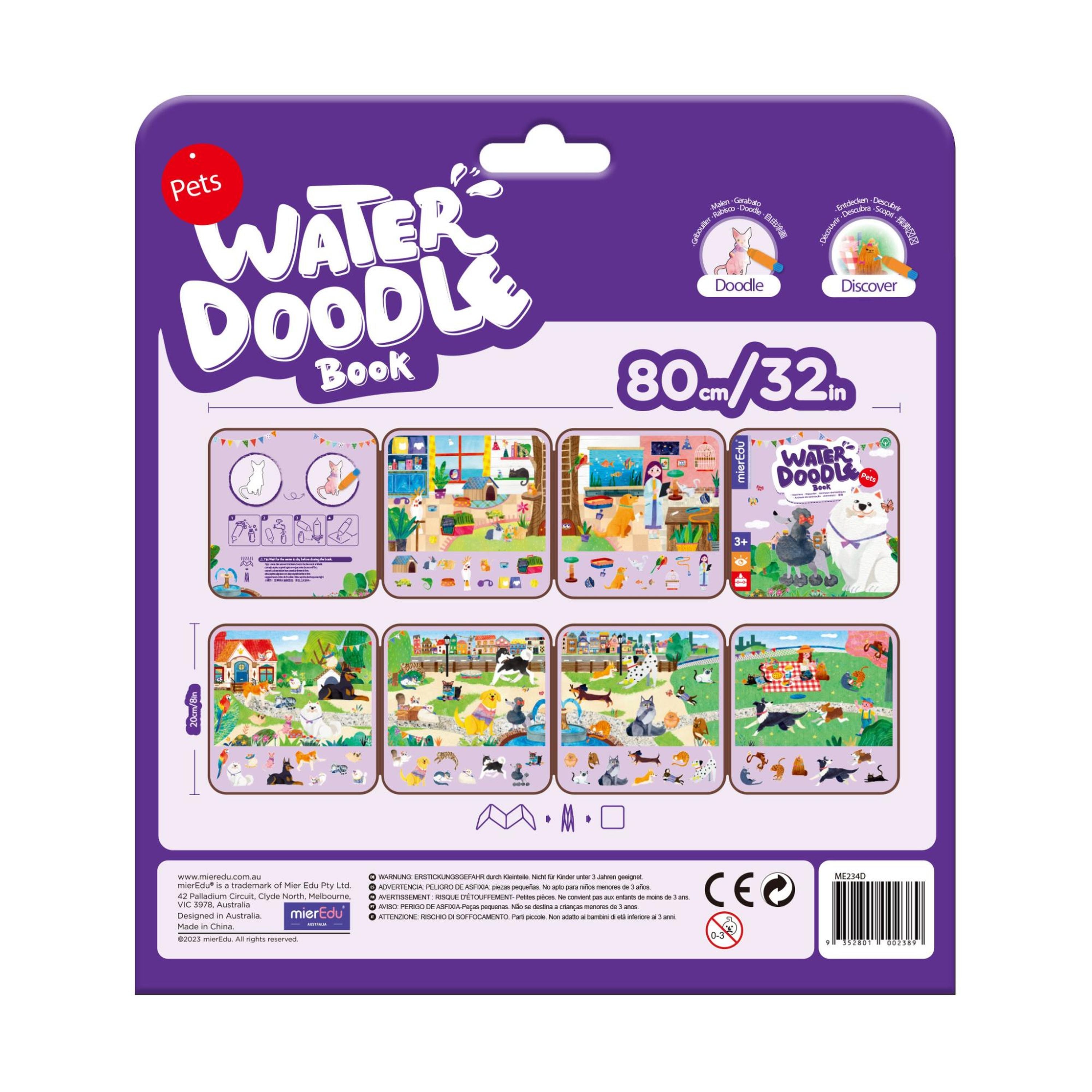 Assorted Styles Magic Water Painting Doodle Book for Kids