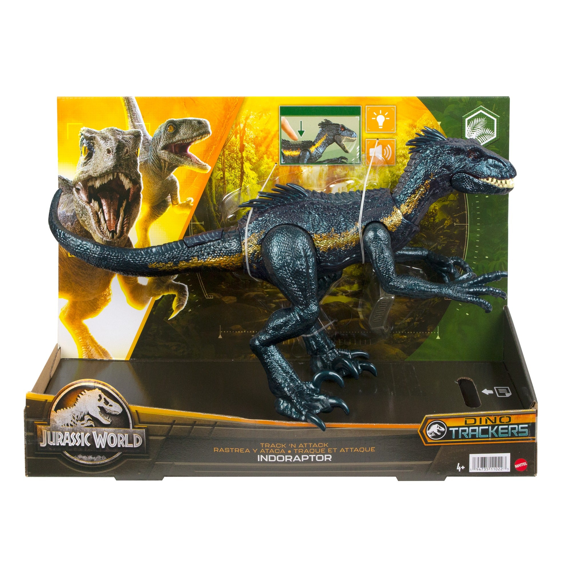 Hot! Jurassic World Track 'N Attack Indoraptor Toy